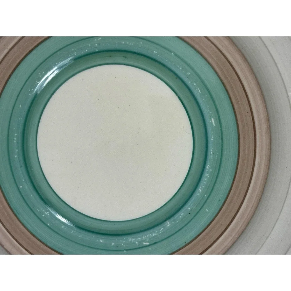 Susie Cooper Wedding Band/Ring Soup Bowl Underplate Art Deco 1930s Set Of 2